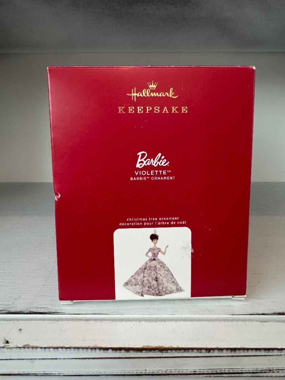 Hallmark Keepsake Barbie Violette Ornament 2020 Floral‎ Gown Christmas Decor